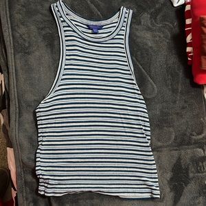 Multi shaded blue tank top